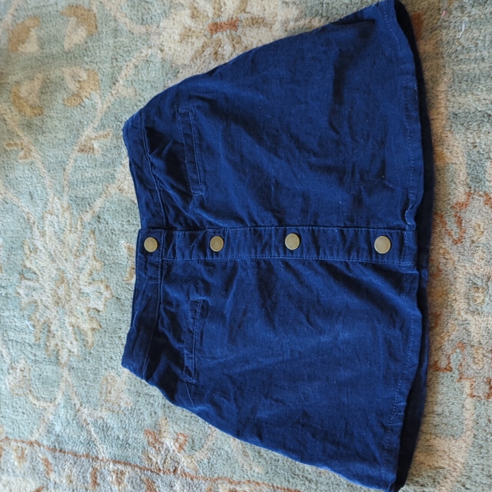 Carter's Girls blue corduroy skirt